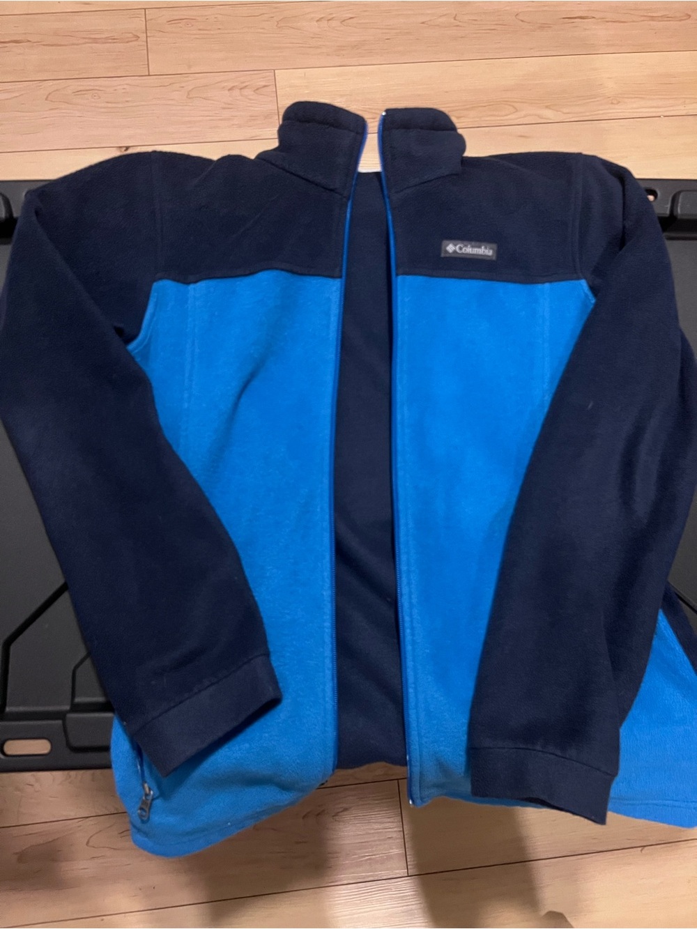 Columbia Kids Blue and Navy Full-Zip Fleece Jacket
